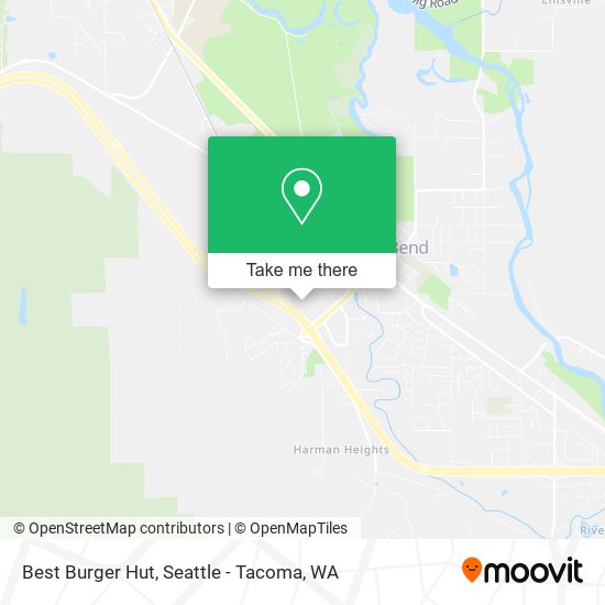 Best Burger Hut map