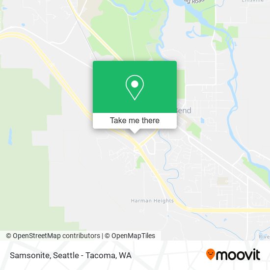 Mapa de Samsonite