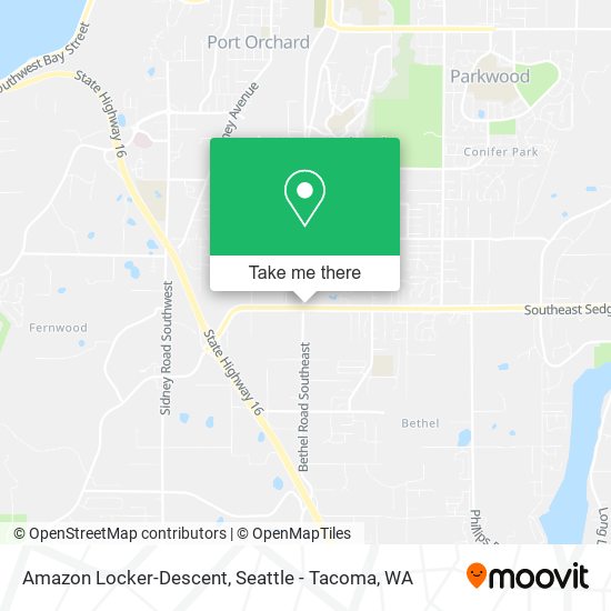 Amazon Locker-Descent map