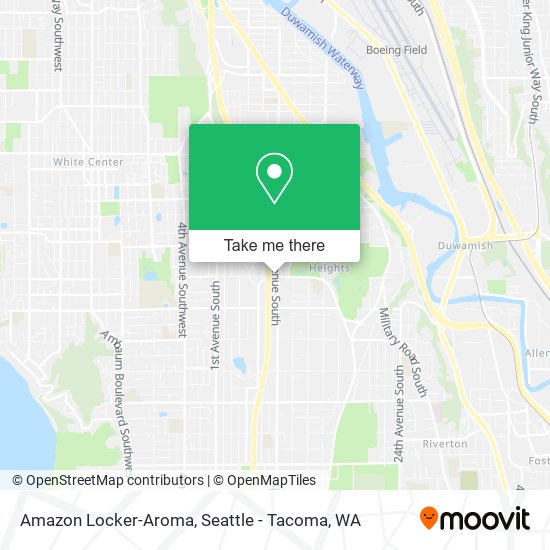 Mapa de Amazon Locker-Aroma