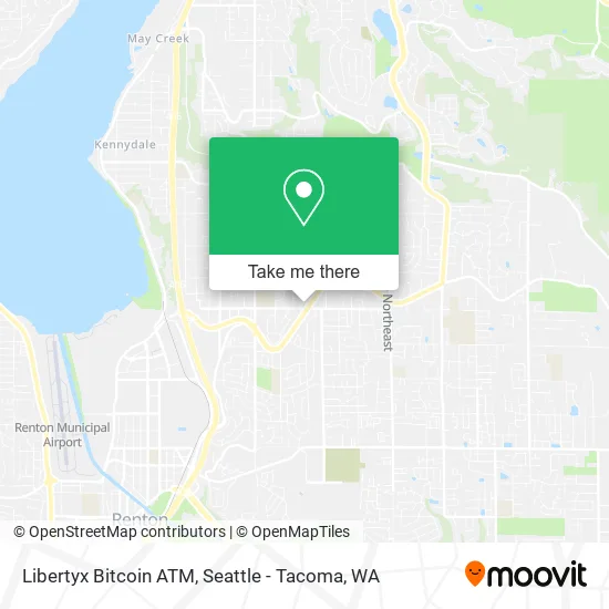 Mapa de Libertyx Bitcoin ATM