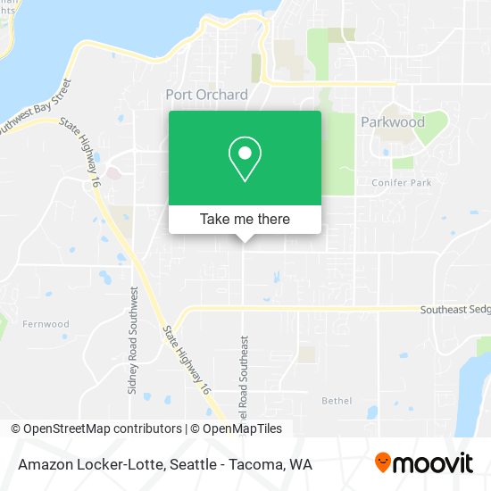 Amazon Locker-Lotte map
