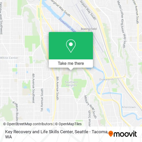 Key Recovery and Life Skills Center map