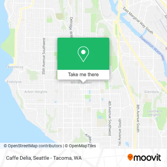 Caffe Delia map