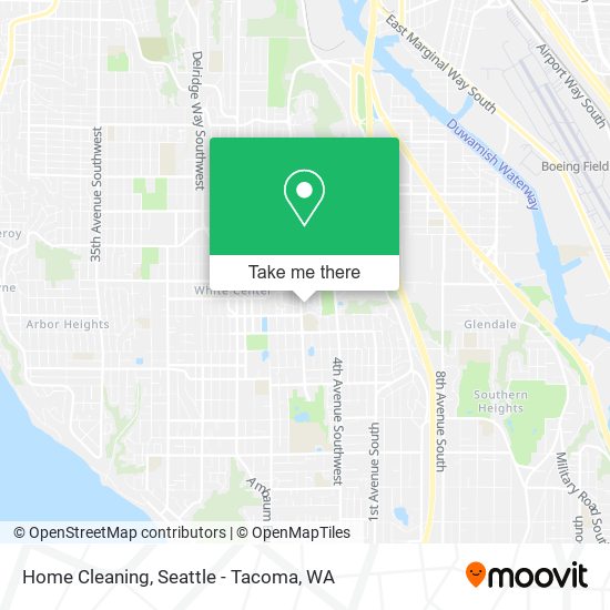 Home Cleaning map