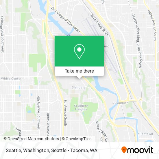 Mapa de Seattle, Washington