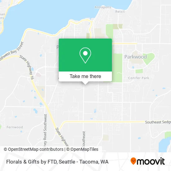 Florals & Gifts by FTD map
