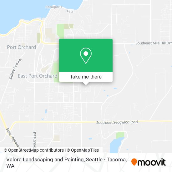 Valora Landscaping and Painting map