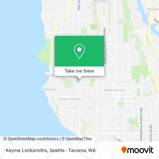 Keyme Locksmiths map