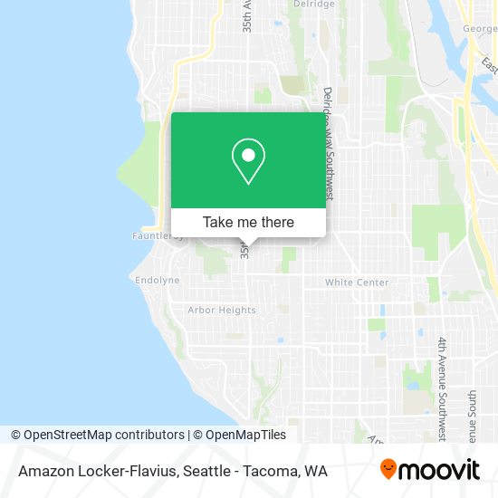 Mapa de Amazon Locker-Flavius