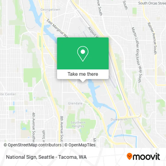 Mapa de National Sign