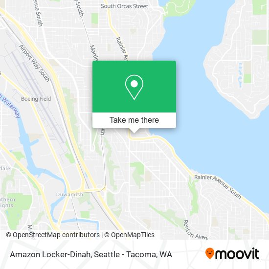 Amazon Locker-Dinah map