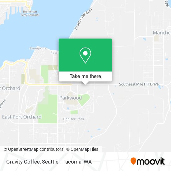 Gravity Coffee map