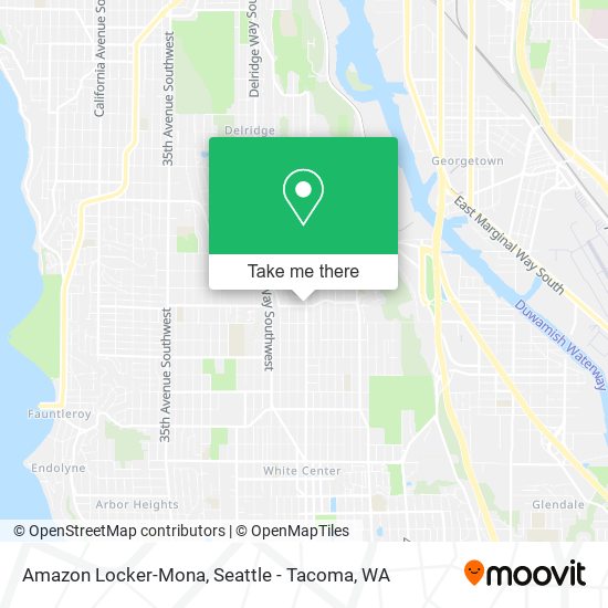 Mapa de Amazon Locker-Mona