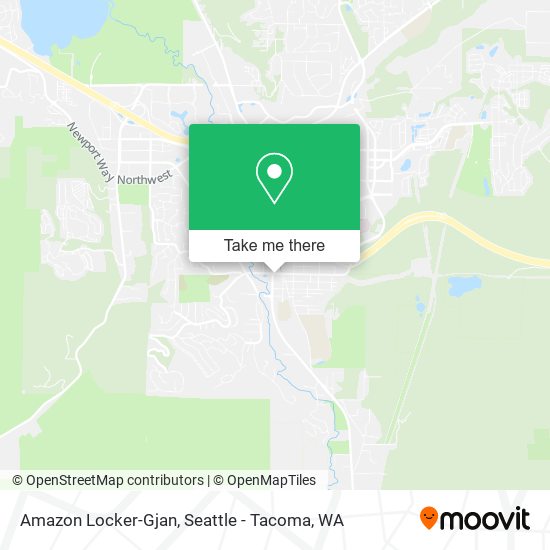 Amazon Locker-Gjan map
