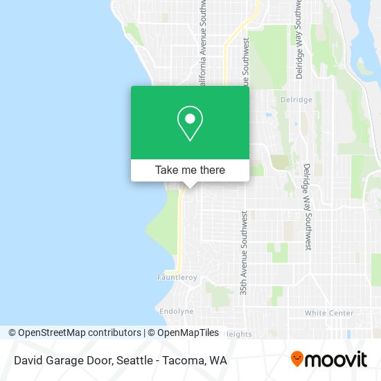 Mapa de David Garage Door