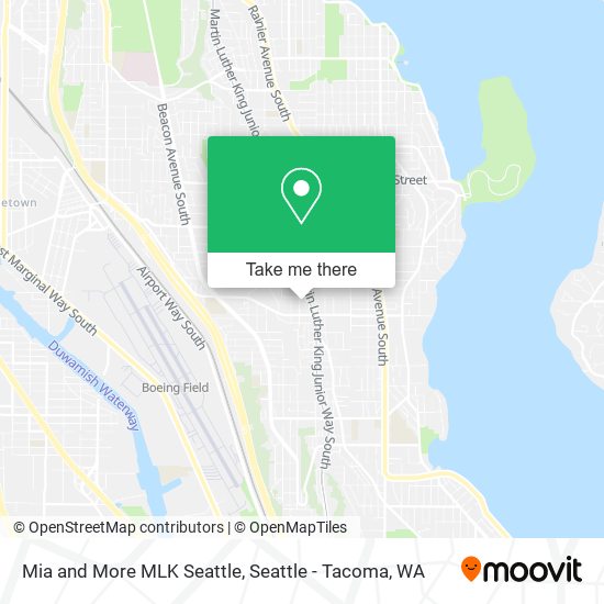Mapa de Mia and More MLK Seattle