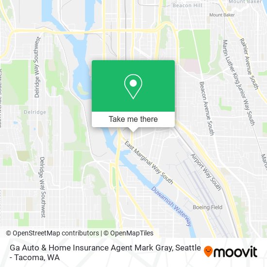 Ga Auto & Home Insurance Agent Mark Gray map