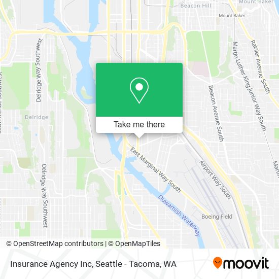 Insurance Agency Inc map