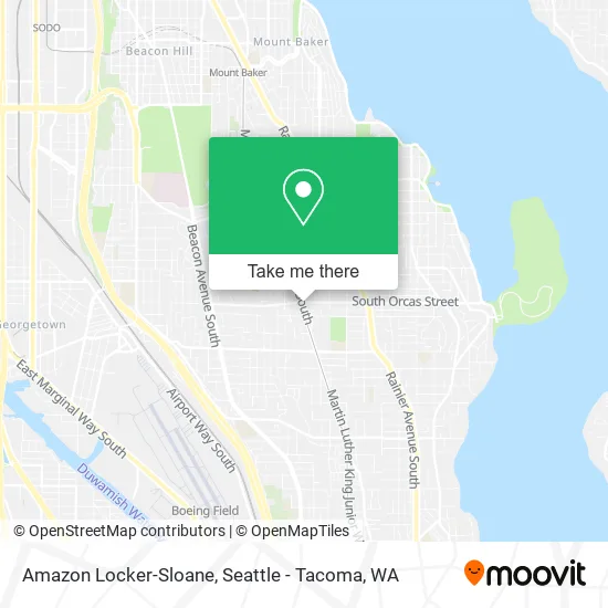 Amazon Locker-Sloane map