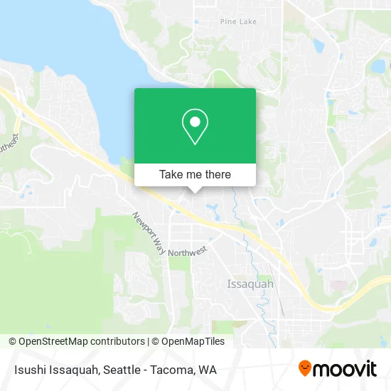 Isushi Issaquah map
