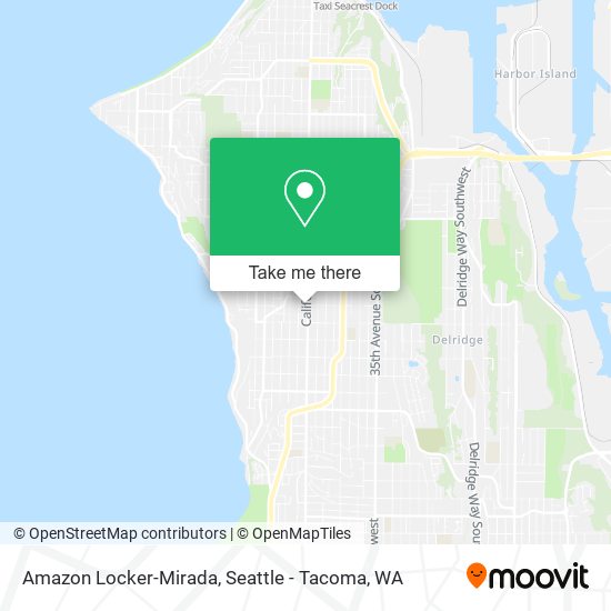 Mapa de Amazon Locker-Mirada