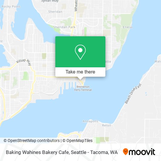 Mapa de Baking Wahines Bakery Cafe