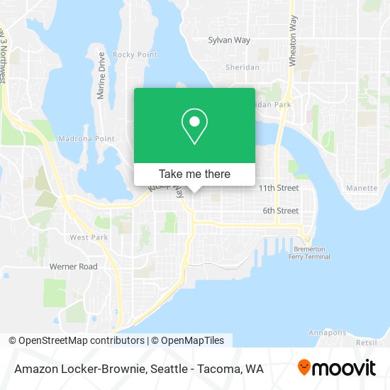 Mapa de Amazon Locker-Brownie