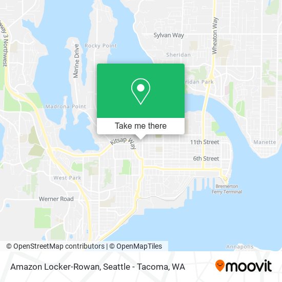 Amazon Locker-Rowan map