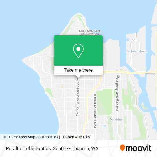 Peralta Orthodontics map