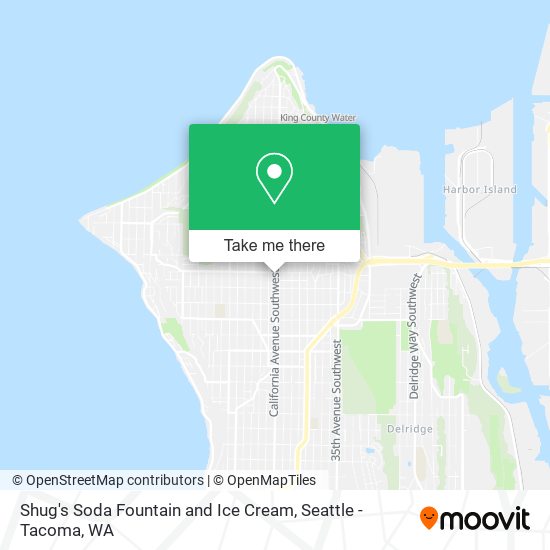 Shug's Soda Fountain and Ice Cream map