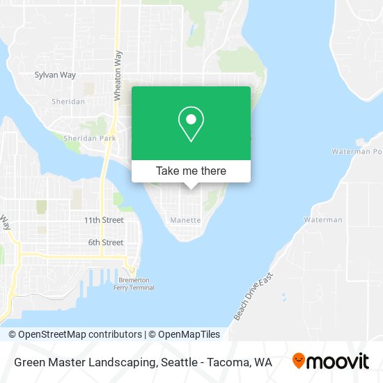 Green Master Landscaping map