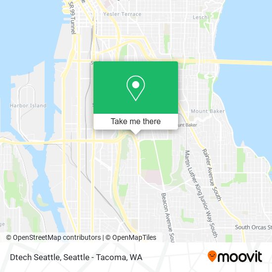 Mapa de Dtech Seattle