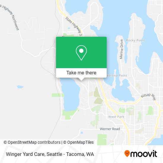 Winger Yard Care map