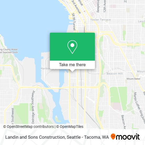 Mapa de Landin and Sons Construction