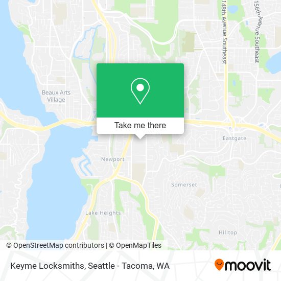 Keyme Locksmiths map