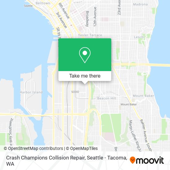 Crash Champions Collision Repair map