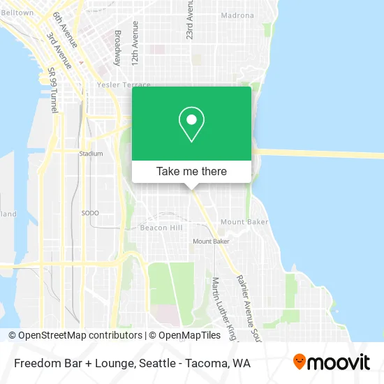 Mapa de Freedom Bar + Lounge