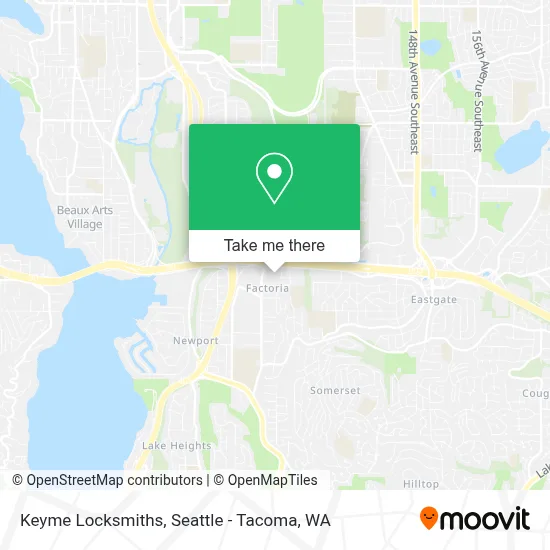 Keyme Locksmiths map