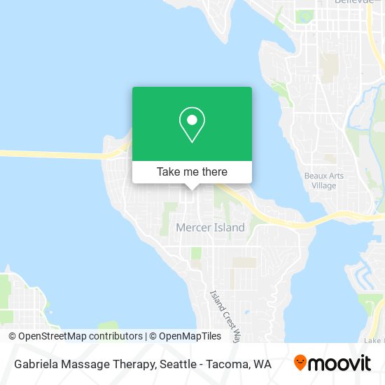 Gabriela Massage Therapy map