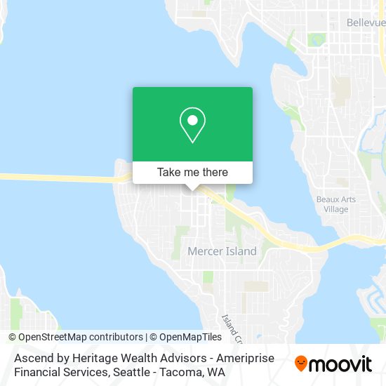 Mapa de Ascend by Heritage Wealth Advisors - Ameriprise Financial Services