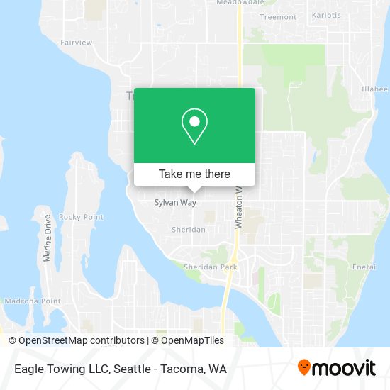 Mapa de Eagle Towing LLC
