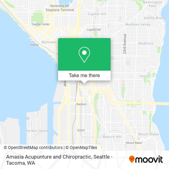 Amasia Acupunture and Chiropractic map