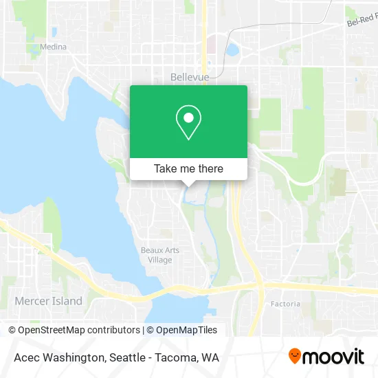 Mapa de Acec Washington
