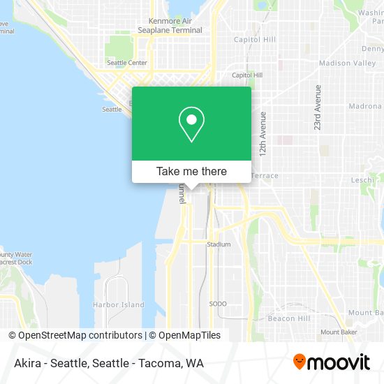 Mapa de Akira - Seattle