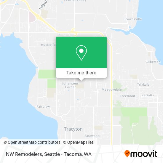 NW Remodelers map