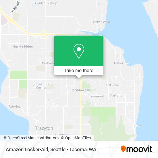 Amazon Locker-Aid map