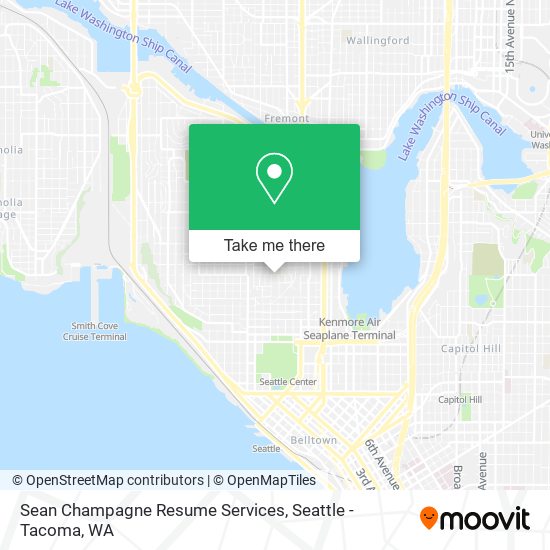 Sean Champagne Resume Services map