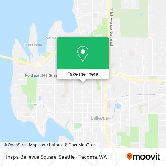 Inspa-Bellevue Square map