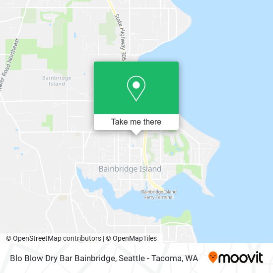 Mapa de Blo Blow Dry Bar Bainbridge